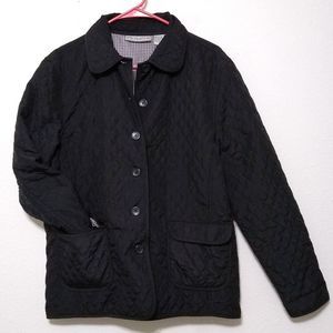 Speculation lightweight quilted button up coat